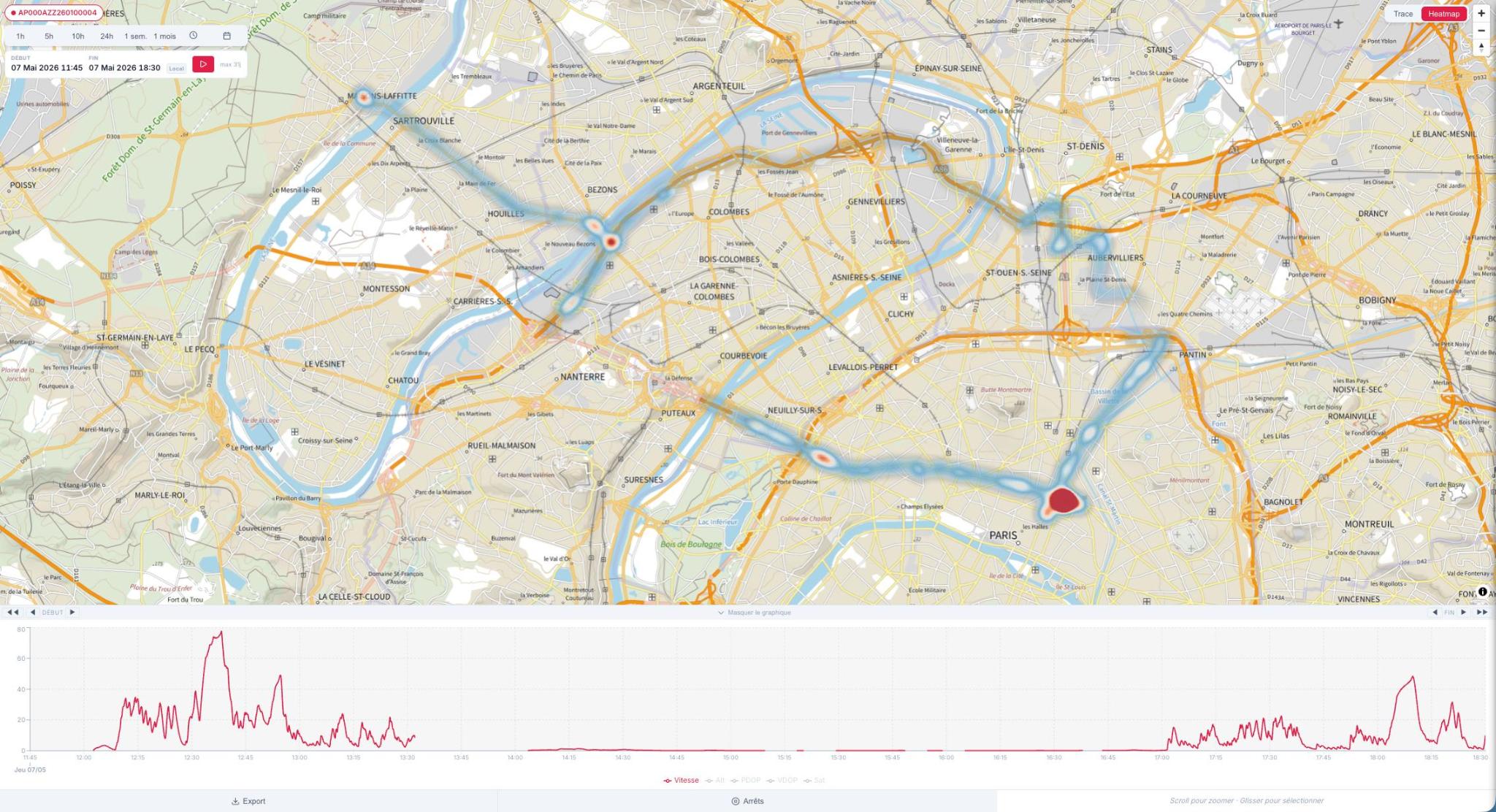 TRAAK Eyes - heatmap