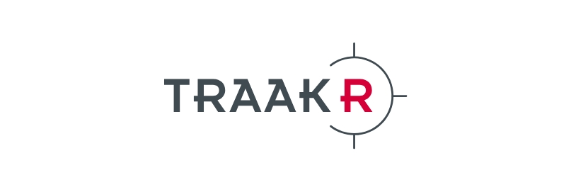 Logo de la solution TRAAK-R, balise de tracking polyvalente issue d’une R&D et production 100% interne et française.